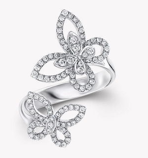 버터 플라이 더블 링 