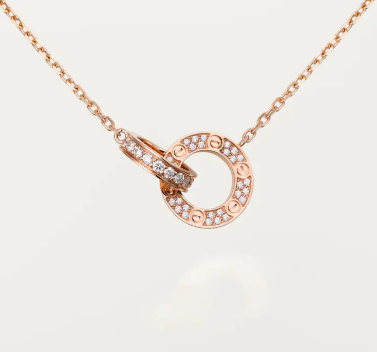 러브 목걸이 풀 파베 