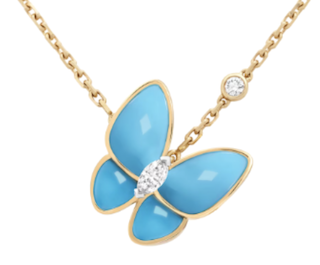 투 버터 플라이 목걸이