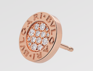 불가리 이어링 파베