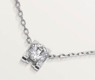 C 드 까르띠에 1 캐럿 펜던트