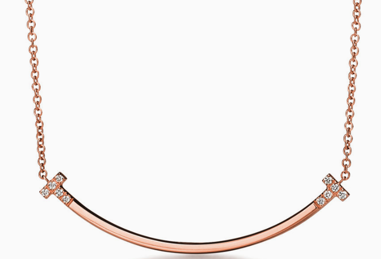 스마일 목걸이 세미 파베