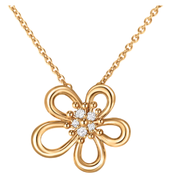 플라워 레이스 목걸이