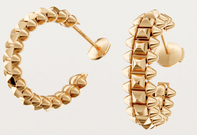 클래시드 후프 이어링 스몰