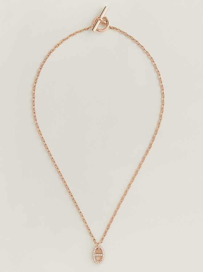 샹달 목걸이 파베