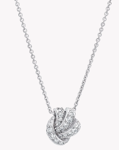 틸다의 보우 목걸이 파베 