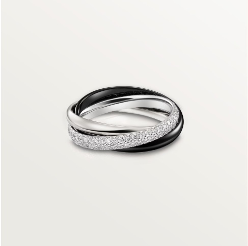 트리니티 링, 세라믹, 스몰(small) 모델, 세미 파베 세팅 2.5mm